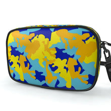 Load image into Gallery viewer, Yellow Blue Neon Camouflage Camera Bag by The Photo Access