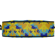 Load image into Gallery viewer, Yellow Blue Neon Camouflage Camera Bag by The Photo Access