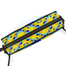 Load image into Gallery viewer, Yellow Blue Neon Camouflage Camera Bag by The Photo Access