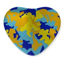 将图片加载到图库查看器,Yellow Blue Neon Camouflage Sterling Silver Necklace by The Photo Access