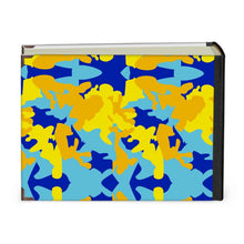 Загрузить изображение в средство просмотра галереи, Yellow Blue Neon Camouflage Photo Albums by The Photo Access