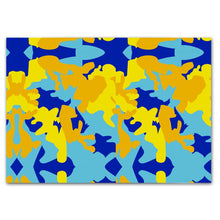 Cargar imagen en el visor de la galería, Yellow Blue Neon Camouflage Look Books by The Photo Access