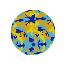Load image into Gallery viewer, Yellow Blue Neon Camouflage Bean Bags by The Photo Access