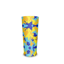 Load image into Gallery viewer, Yellow Blue Neon Camouflage Beer Glasses by The Photo Access