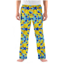 Загрузить изображение в средство просмотра галереи, Yellow Blue Neon Camouflage Mens Night Set by The Photo Access