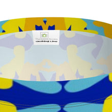 Load image into Gallery viewer, Yellow Blue Neon Camouflage Leggings by The Photo Access