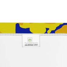 Load image into Gallery viewer, Yellow Blue Neon Camouflage Bandeau Boob Tube by The Photo Access