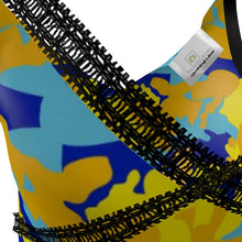 Загрузить изображение в средство просмотра галереи, Yellow Blue Neon Camouflage Cami by The Photo Access