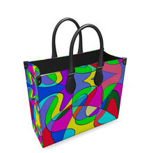 Load image into Gallery viewer, Museum Colour Art Leather Shopper Bag by The Photo Access