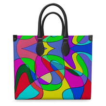 Load image into Gallery viewer, Museum Colour Art Leather Shopper Bag by The Photo Access