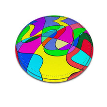 Load image into Gallery viewer, Museum Colour Art Leather Coasters by The Photo Access