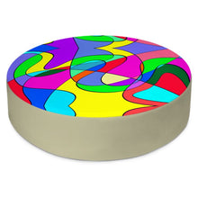 Load image into Gallery viewer, Museum Colour Art Round Floor Cushions by The Photo Access