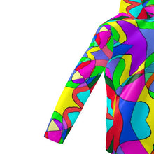 Load image into Gallery viewer, Museum Colour Art Womens Hooded Rain Mac by The Photo Access