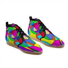 Load image into Gallery viewer, Museum Colour Art Hi Top Espadrilles by The Photo Access