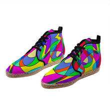 Load image into Gallery viewer, Museum Colour Art Hi Top Espadrilles by The Photo Access
