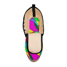 Load image into Gallery viewer, Museum Colour Art Hi Top Espadrilles by The Photo Access