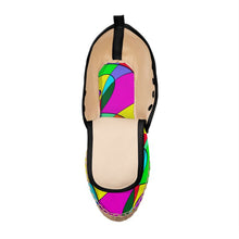Load image into Gallery viewer, Museum Colour Art Hi Top Espadrilles by The Photo Access