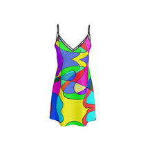 Load image into Gallery viewer, Museum Colour Art Slip Dress by The Photo Access