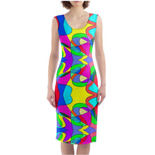 Load image into Gallery viewer, Museum Colour Art Bodycon Dress by The Photo Access