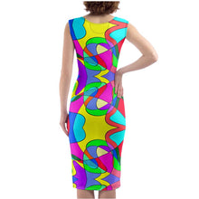 Load image into Gallery viewer, Museum Colour Art Bodycon Dress by The Photo Access