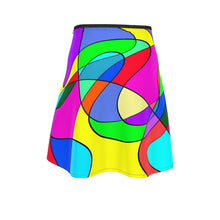 Load image into Gallery viewer, Museum Colour Art Flared Skirt by The Photo Access