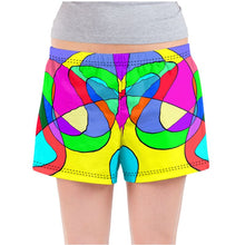 Load image into Gallery viewer, Museum Colour Art Ladies Pajama Shorts by The Photo Access