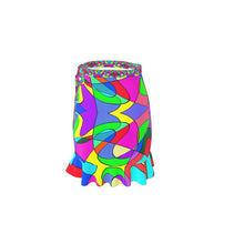 Load image into Gallery viewer, Museum Colour Art Flounce Skirt by The Photo Access