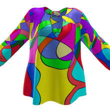 Load image into Gallery viewer, Museum Colour Art Womens Blouse by The Photo Access
