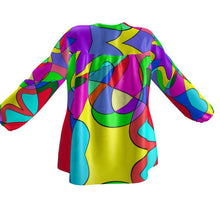 Load image into Gallery viewer, Museum Colour Art Womens Blouse by The Photo Access