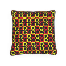 Load image into Gallery viewer, Abstract Red & Yellow Geometric Pillows by The Photo Access
