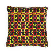 Load image into Gallery viewer, Abstract Red & Yellow Geometric Pillows by The Photo Access