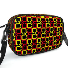 Load image into Gallery viewer, Abstract Red & Yellow Geometric Camera Bag by The Photo Access