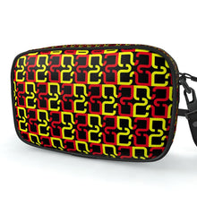 Load image into Gallery viewer, Abstract Red & Yellow Geometric Camera Bag by The Photo Access