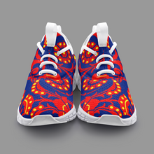 Load image into Gallery viewer, Wallpaper Damask Floral Unisex Lightweight Sneaker City Runner by The Photo Access