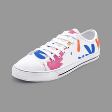 Load image into Gallery viewer, Abstract Leaf & Plant Unisex Low Top Canvas Shoes by The Photo Access