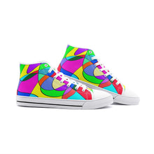 Load image into Gallery viewer, Museum Colour Art Unisex High Top Canvas Shoes by The Photo Access