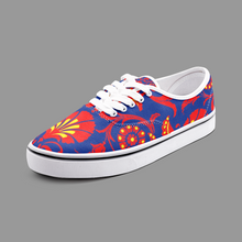 Load image into Gallery viewer, Wallpaper Damask Floral Unisex Canvas Shoes Fashion Low Cut Loafer Sneakers by The Photo Access