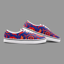 Load image into Gallery viewer, Wallpaper Damask Floral Unisex Canvas Shoes Fashion Low Cut Loafer Sneakers by The Photo Access