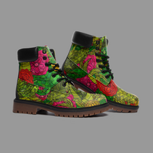 गैलरी व्यूवर में इमेज लोड करें, Hand Drawn Floral Seamless Pattern Casual Leather Lightweight boots TB by The Photo Access