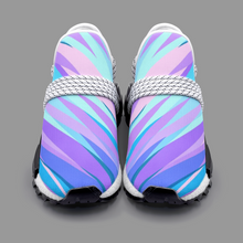 Load image into Gallery viewer, Blue Pink Abstract Eighties Unisex Lightweight Sneaker S-1 by The Photo Access