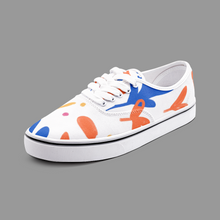 将图片加载到图库查看器,Abstract Leaf & Plant Unisex Canvas Shoes Fashion Low Cut Loafer Sneakers by The Photo Access