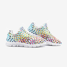 Lade das Bild in den Galerie-Viewer, Colorful Neo Memphis Geometric Pattern Unisex Lightweight Sneaker City Runner by The Photo Access