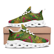 Load image into Gallery viewer, Hand Drawn Floral Seamless Pattern Unisex Bounce Mesh Knit Sneakers by The Photo Access