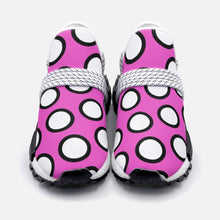 将图片加载到图库查看器,Pink Polka Dots Unisex Lightweight Sneaker S-1 by The Photo Access