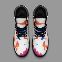将图片加载到图库查看器,Abstract Leaf & Plant Casual Leather Lightweight boots TB by The Photo Access