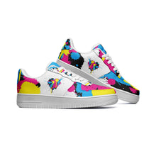 Load image into Gallery viewer, Ink Stains Unisex Low Top Leather Sneakers by The Photo Access