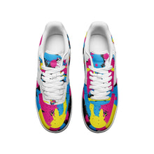 Load image into Gallery viewer, Ink Stains Unisex Low Top Leather Sneakers by The Photo Access