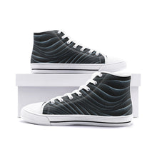 Load image into Gallery viewer, Dark Scales Unisex High Top Canvas Shoes by The Photo Access
