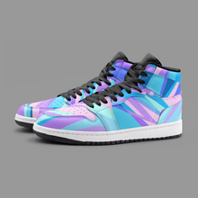 Load image into Gallery viewer, Blue Pink Abstract Eighties Unisex Sneaker TR by The Photo Access