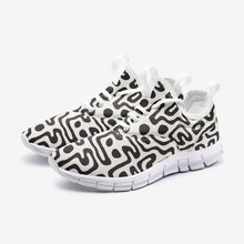 将图片加载到图库查看器,Hand Drawn Labyrinth Unisex Lightweight Sneaker City Runner by The Photo Access